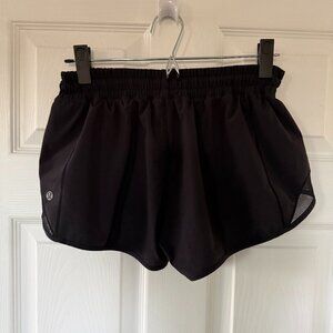 Lululemon black running shorts - small
